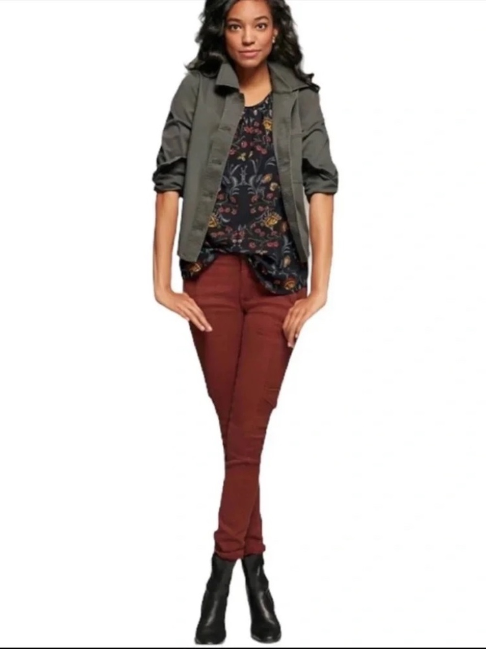 Cabi The Drifter Rust Color Cargo Pants